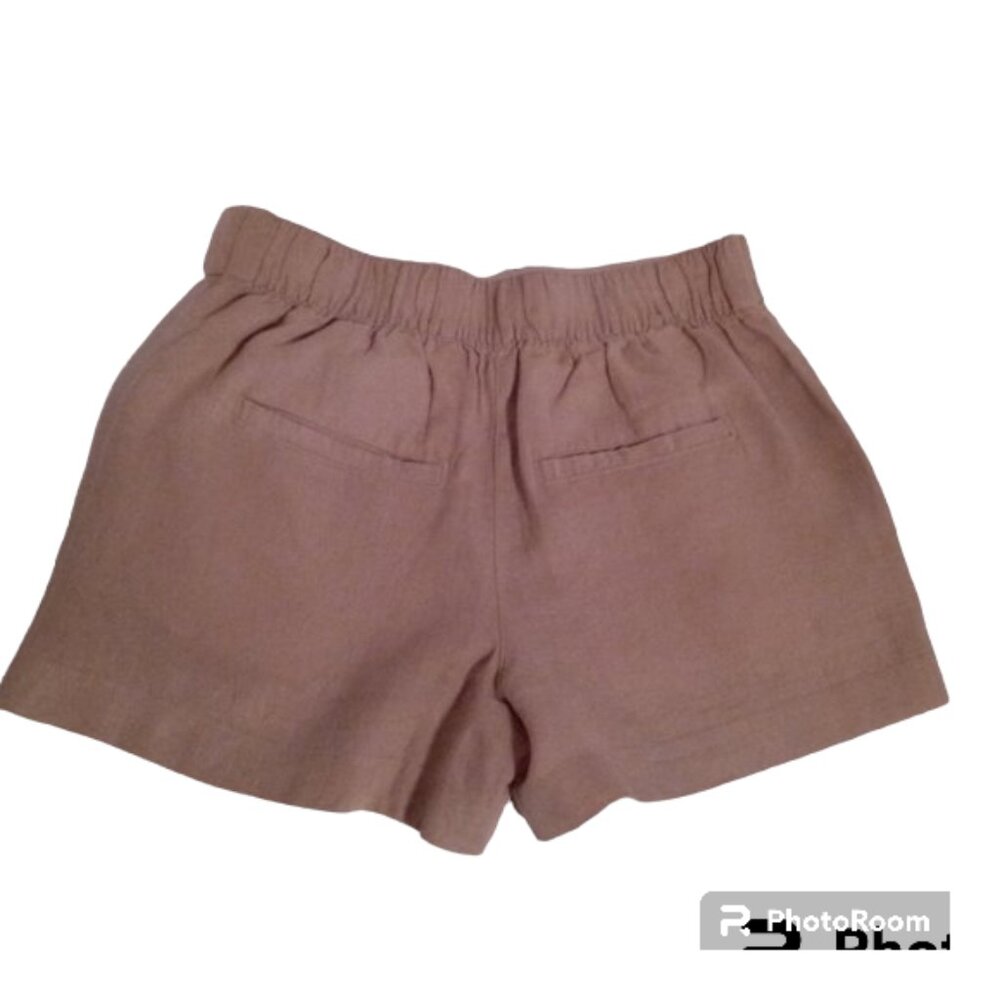 Tahari tan Linen shorts sz XS - Picture 2 of 8